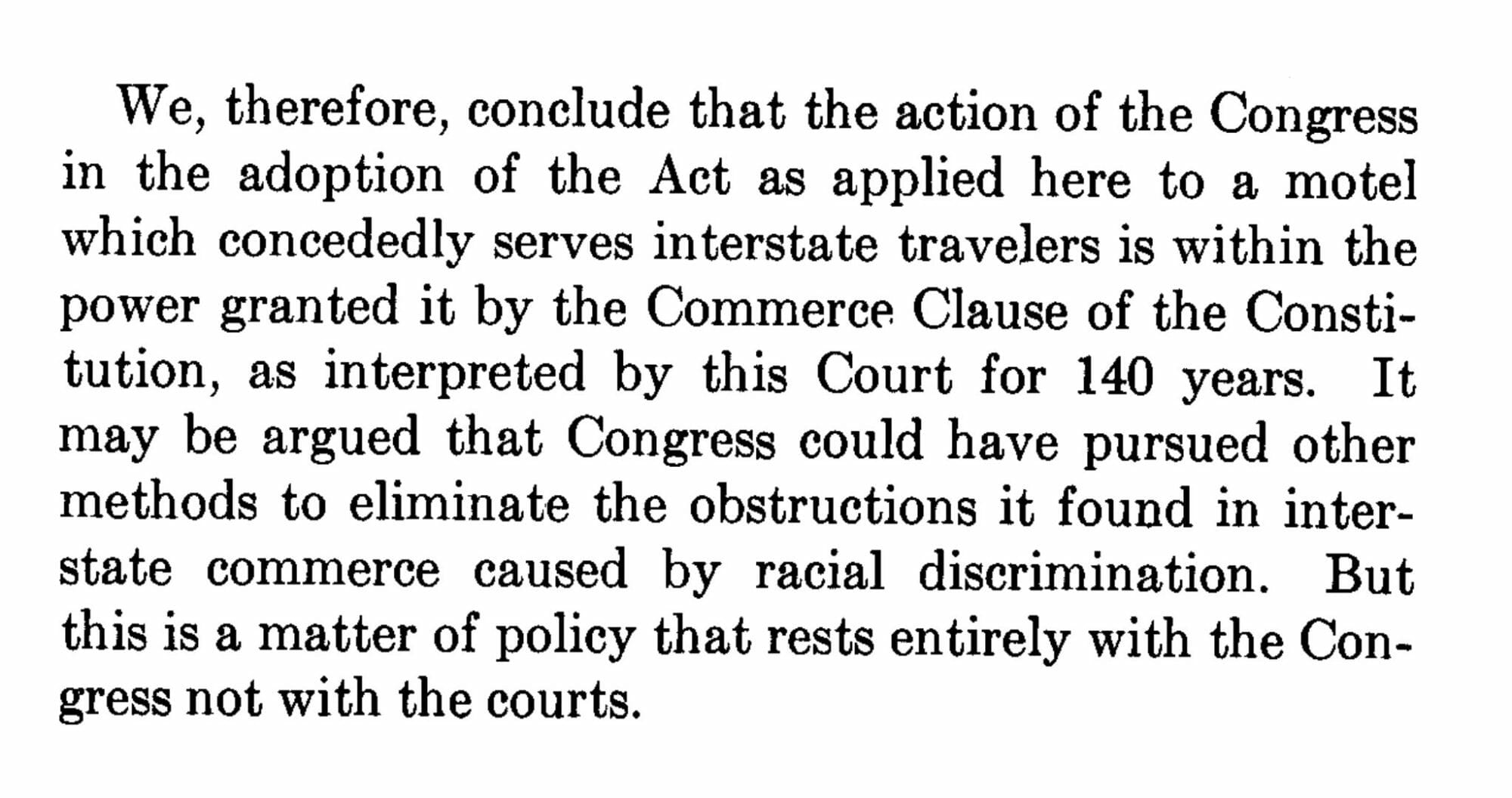 Atlanta Motel v. United States, 379 U.S. 241 (1964), https://www.loc.gov/item/usrep379241/.