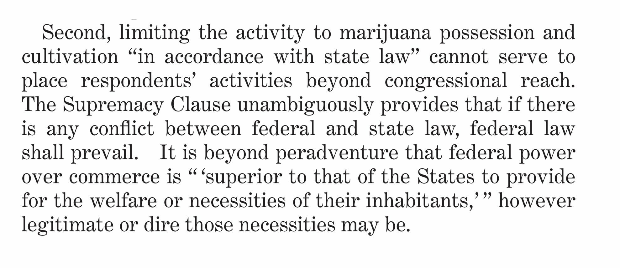 Gonzales v. Raich, 545 U.S. 1 (2004), https://www.loc.gov/item/usrep545001/. 