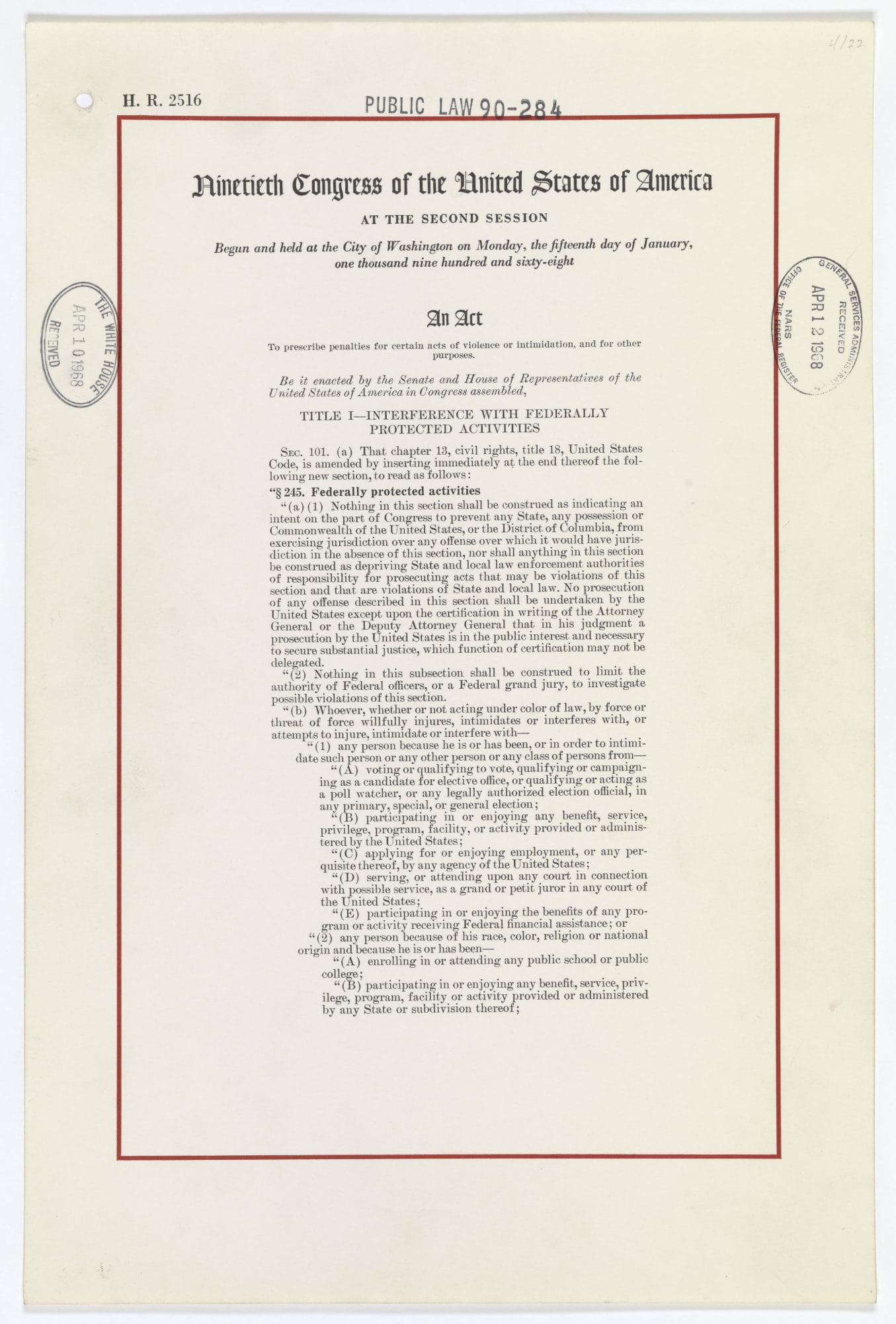National Archives, Bradley H. Patterson Papers