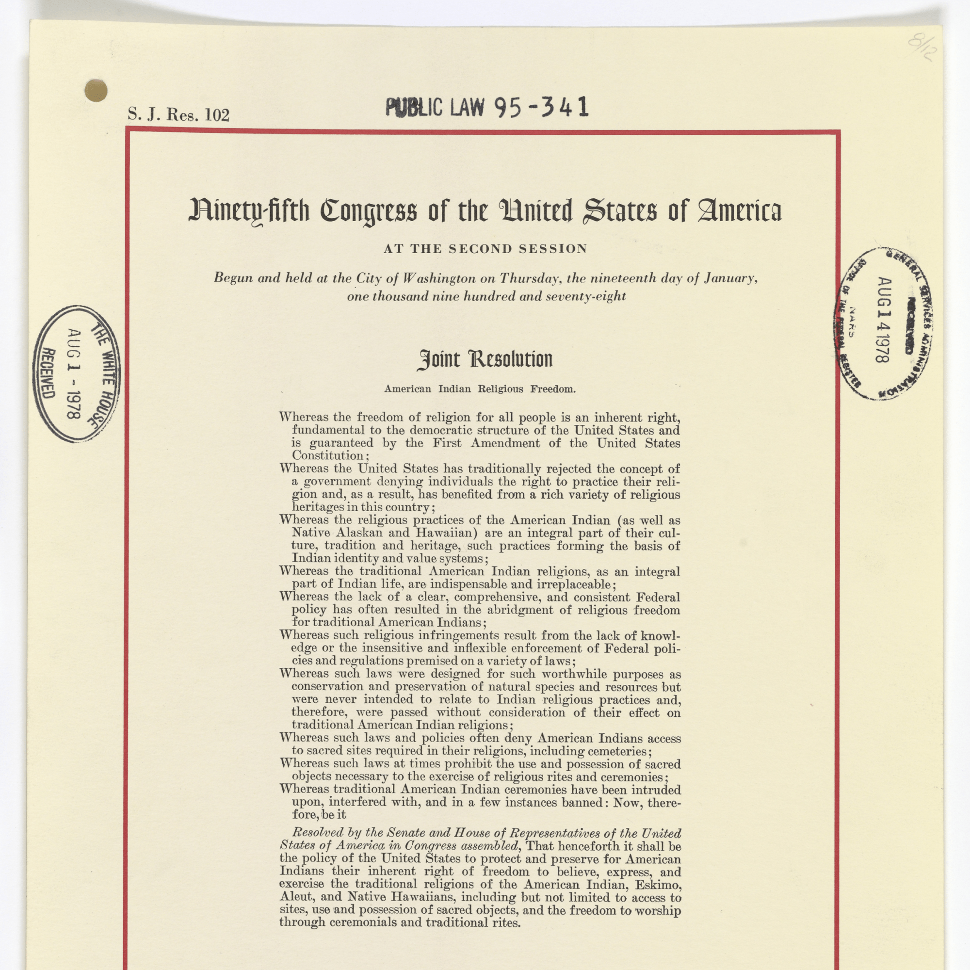 National Archives, General Records of the U.S. Government
