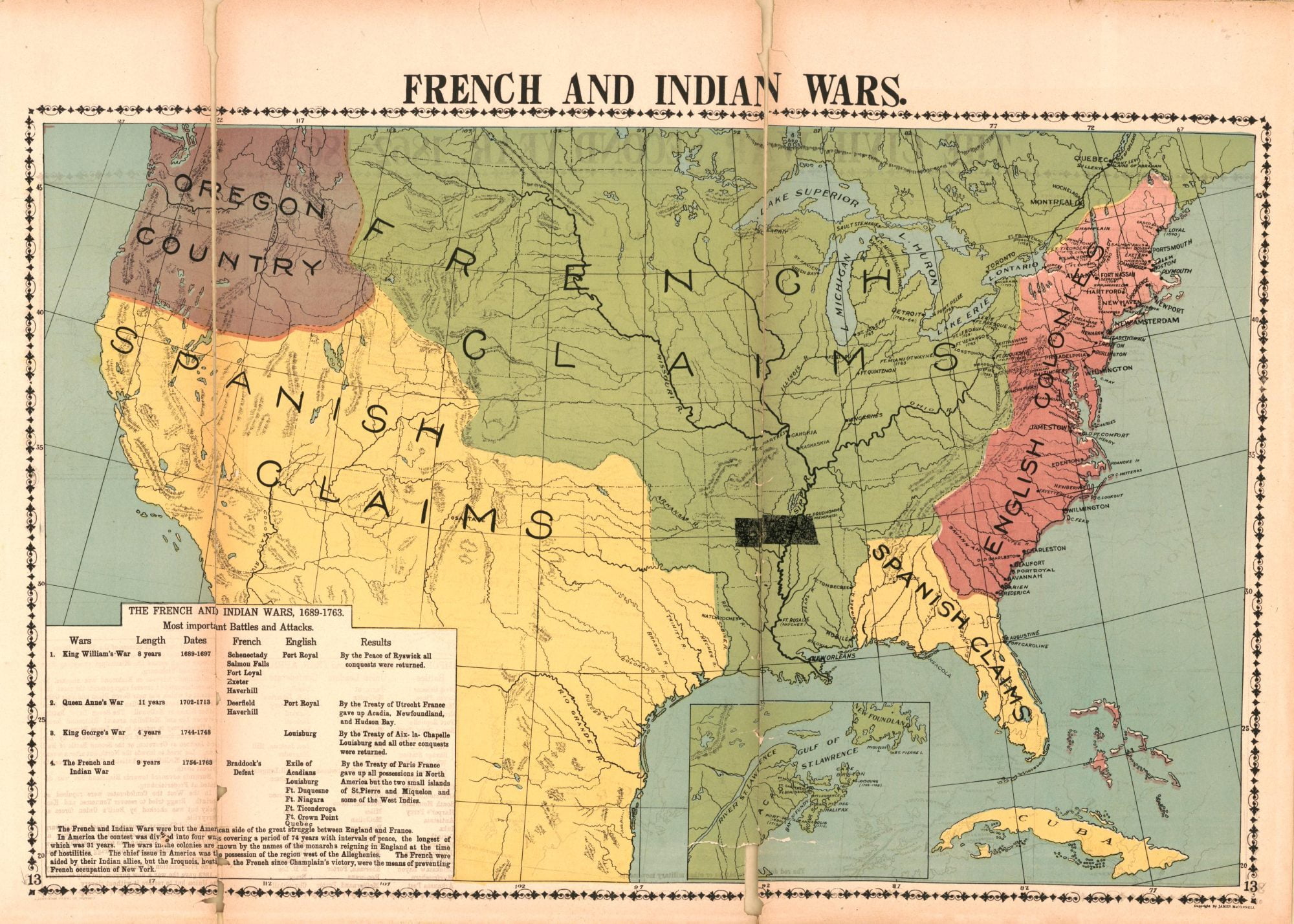 Mcconnell Map Co, and James McConnell. McConnell's historical maps of the United States. [Chicago, Ill.: McConnell Map Co, 1919] Map. https://www.loc.gov/item/2009581130/